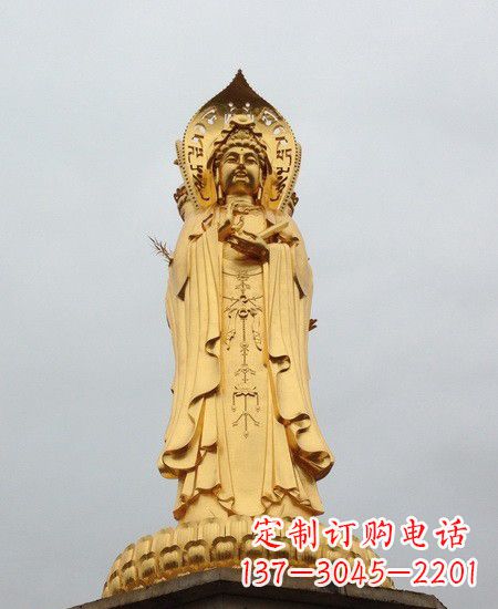 常州观音铜雕塑-传承千年古风