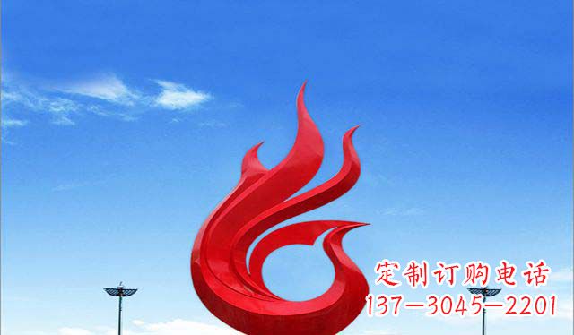 常州广场不锈钢凤凰雕塑1