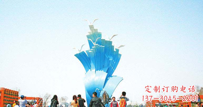 常州光彩熠熠的海鸥雕塑