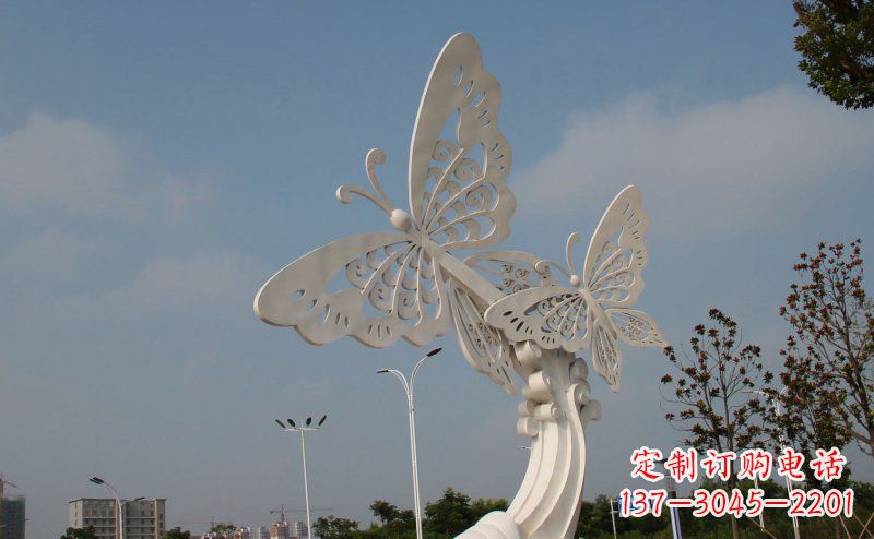 常州完美的蝴蝶不锈钢雕塑