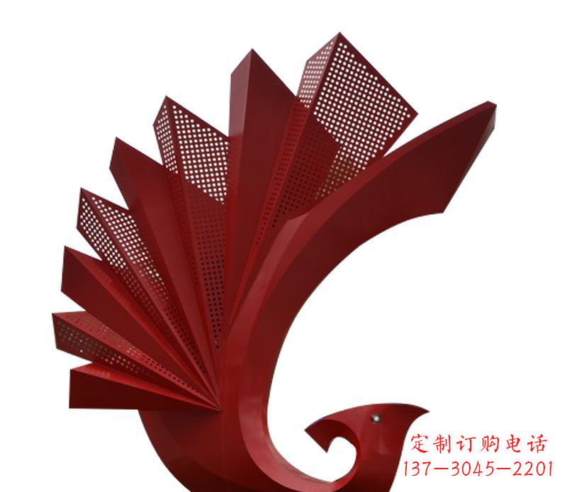 常州装点空间的定制孔雀雕塑