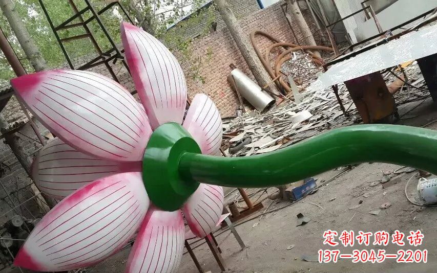 常州中领雕塑-精致无比的不锈钢莲花雕塑