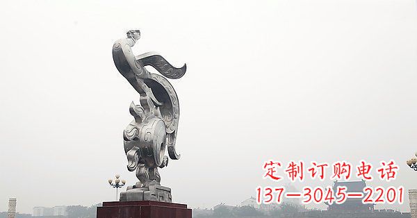 常州炫丽凤凰,景观雕塑精美绝伦