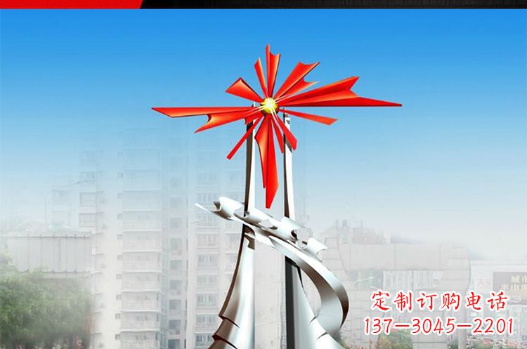 常州令人叹为观止的牡丹景观雕塑