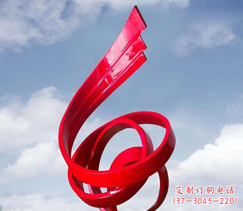 常州中领雕塑为您定制翅膀抽象雕塑