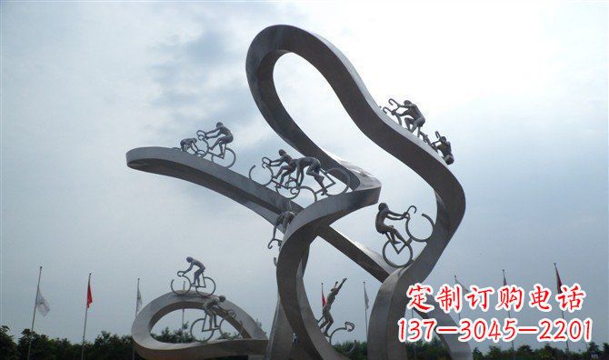 常州让你个性十足的自行车雕塑