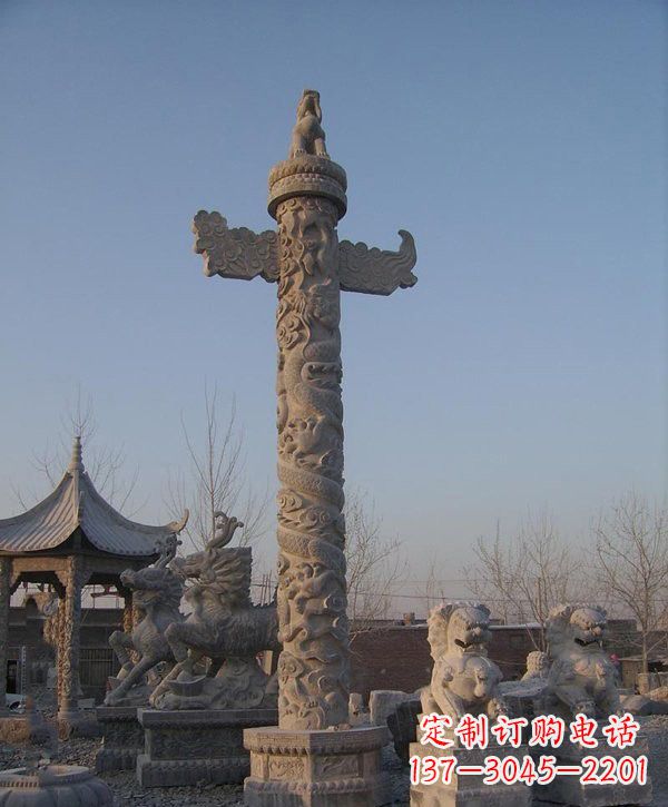 常州动感华表雕塑,为广场增添艺术魅力