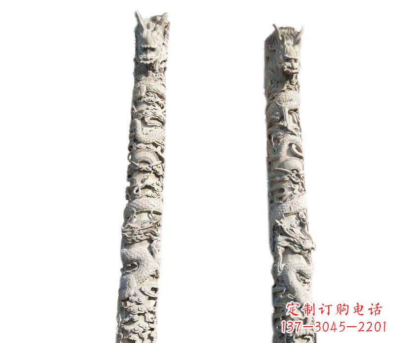 常州欣赏传统工艺,邀请专业大理石龙柱雕塑
