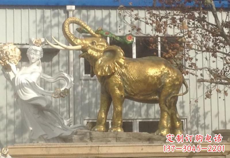 常州广场大象雕塑