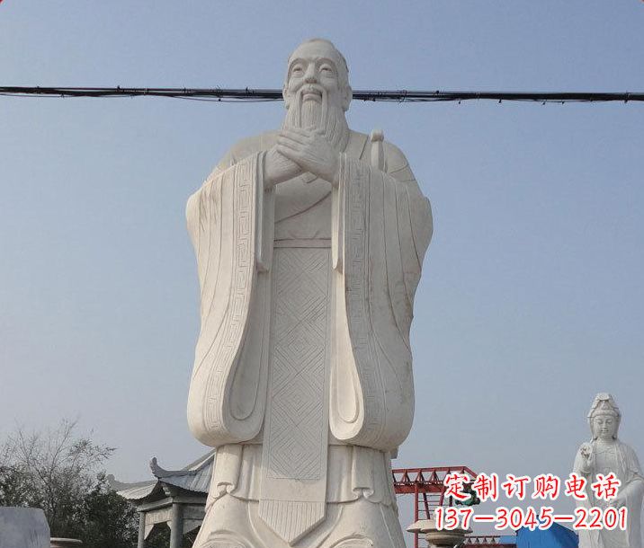 常州广场大型孔子石雕