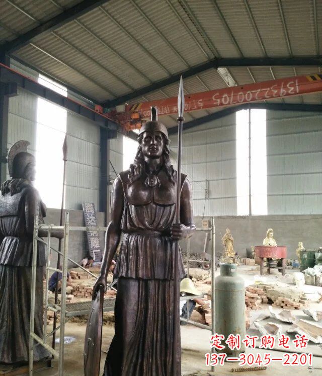 常州广场古罗马人物铜雕