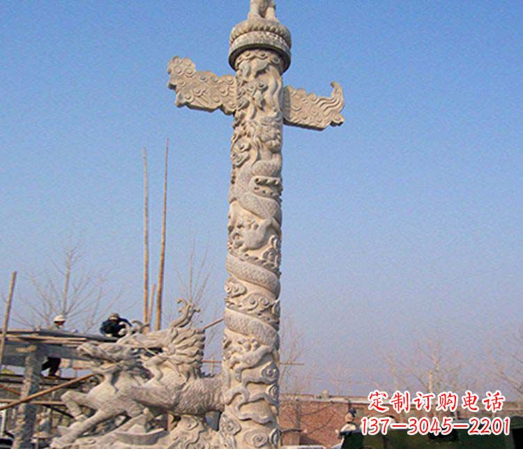 常州广场华表景观石雕
