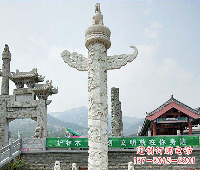 常州广场景观大理石华表石雕