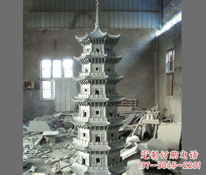 常州多层宝塔石雕,让您的景观更加出彩