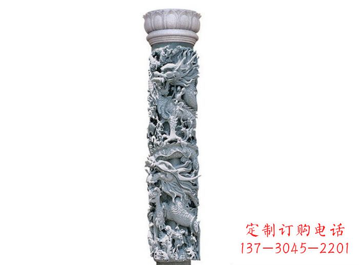 常州中国风龙柱石雕:传承传统文化