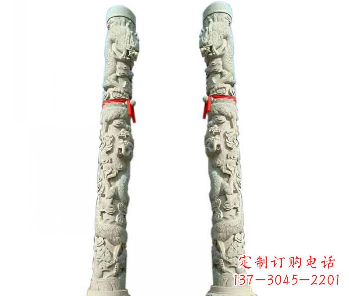 常州时尚的盘龙柱石雕,给你不一样的空间