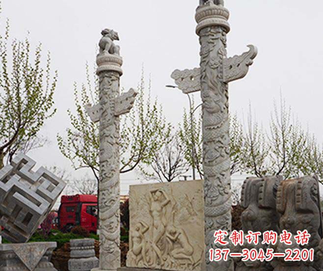 常州盘龙柱石雕华丽装点美丽家园