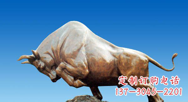 常州广场开荒拓荒牛铜雕