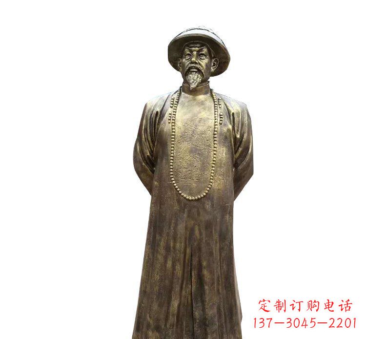 常州广场林则徐铜雕
