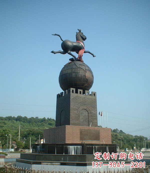 常州地球城市景观铜雕,永恒传承着历史记忆