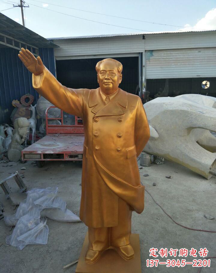 常州广场毛主席铜雕