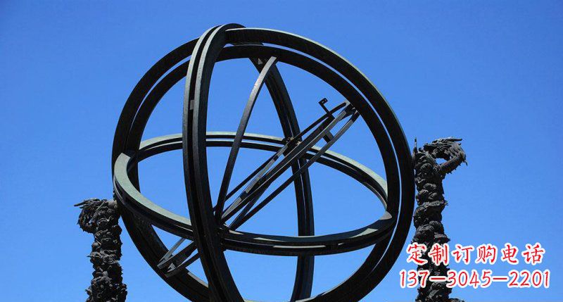 常州华丽外观,古老意蕴——青铜浑天仪雕塑