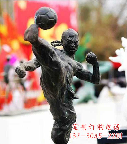常州足球雕塑:展现无限自由