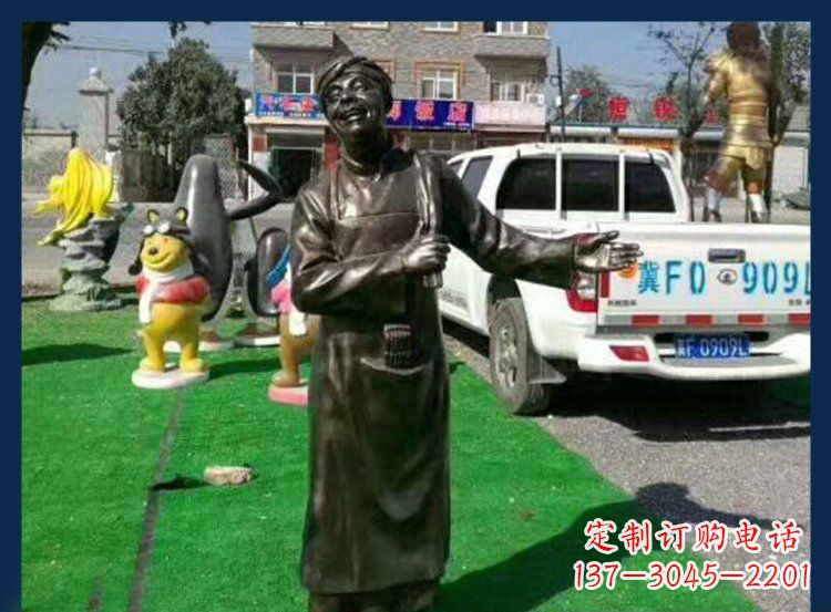 常州专为您打造的店小二雕塑