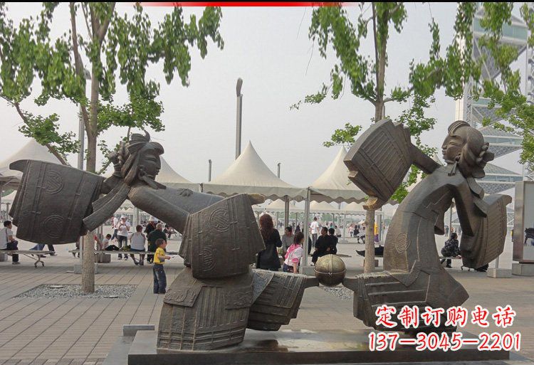 常州广场铜雕跳舞美女人物雕塑