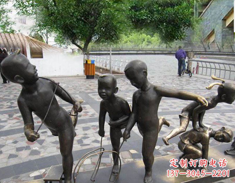 常州专业定制广场铜雕儿童雕塑