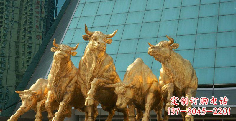 常州五牛铜雕,装点你的家居空间
