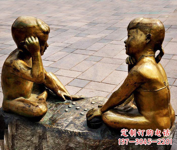 常州记忆印象:青春小孩铜雕