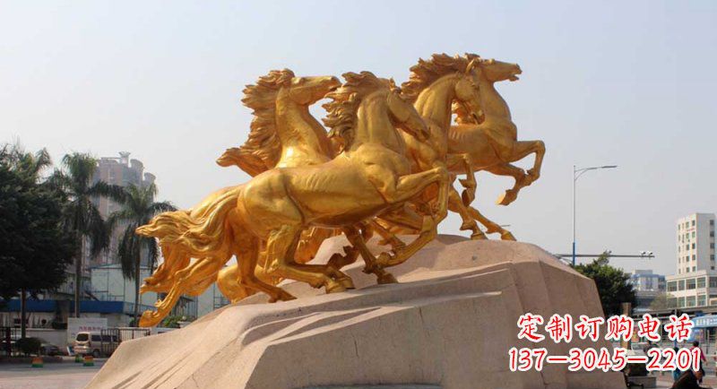 常州铜雕马群,让城市展现出最壮观的风采
