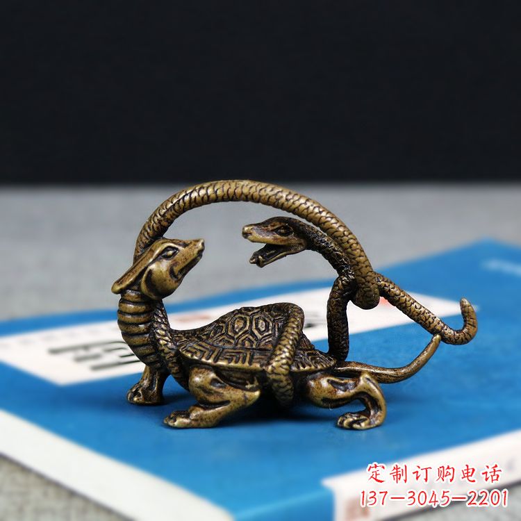 常州龟蛇神兽动物雕塑摆件
