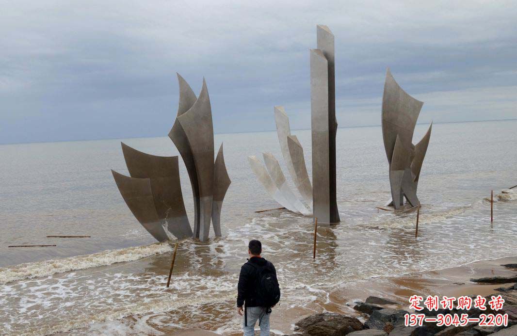常州海洋船帆雕塑——送给宁静海滩的时刻