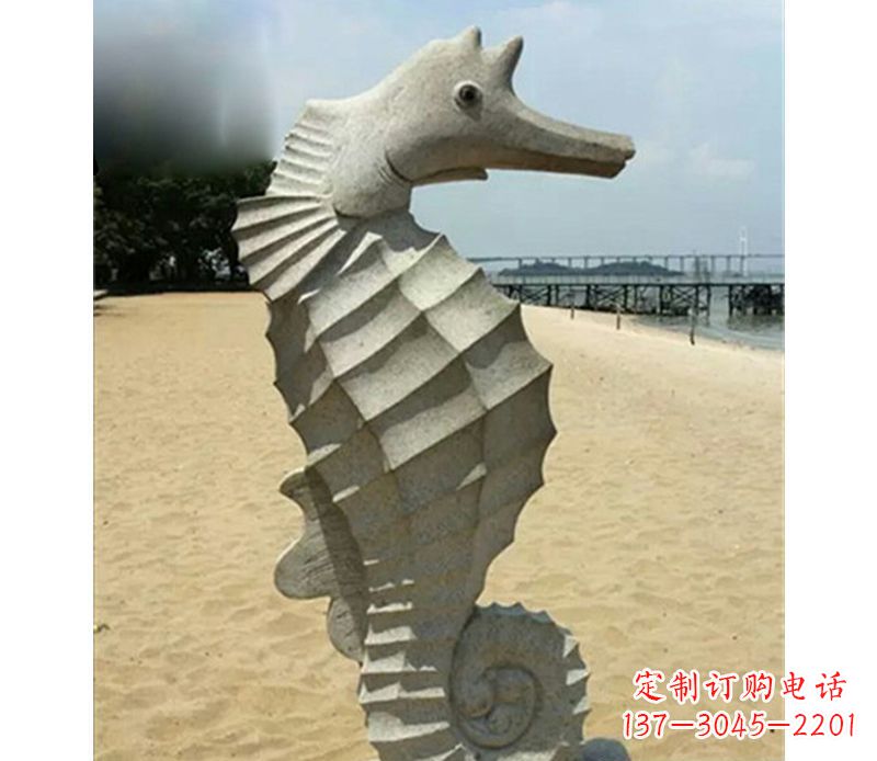 常州海边海马景观石雕