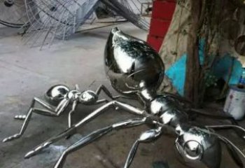 常州中领雕塑|不锈钢蚂蚁雕塑