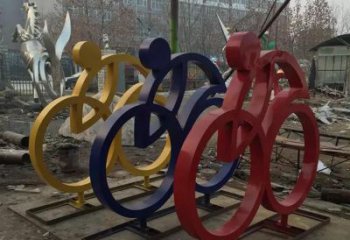 常州中领雕塑推出的自行车雕塑是一件别具一格的…