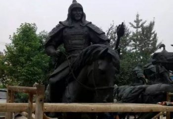 常州浪漫古将骑马铜雕，让您感受古代将军的风采！