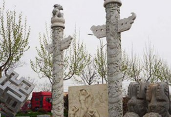 常州盘龙柱石雕华丽装点美丽家园