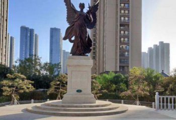 常州中领雕塑：精致的女神铜雕