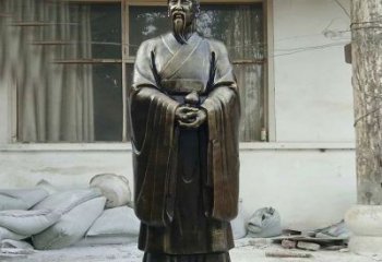 常州扁鹊人物铜雕塑，高雅栩栩如生