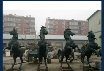 常州中领雕塑推出的优雅动物铜雕飞马，以其出色…