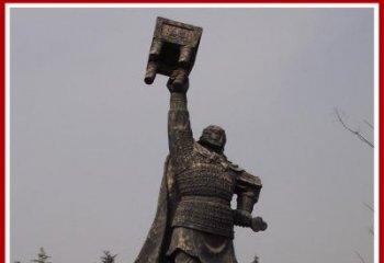 常州铜雕威武将军雕塑，雕刻极致端庄风采