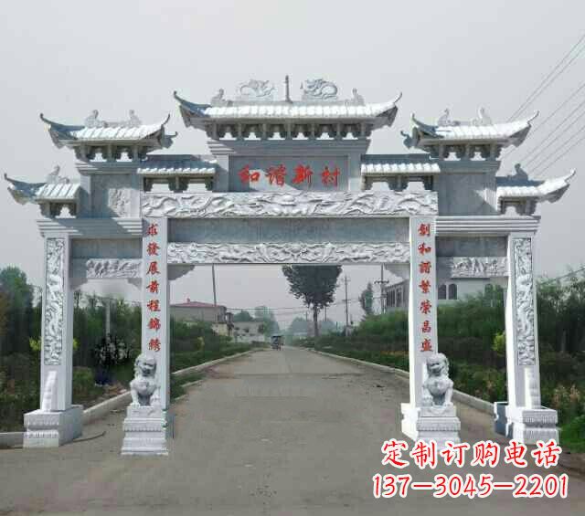 常州领雕塑|高品质牌坊雕塑