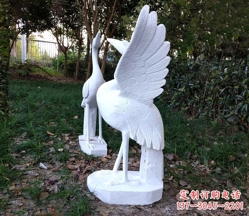 常州艺术级典雅的丹顶鹤雕塑