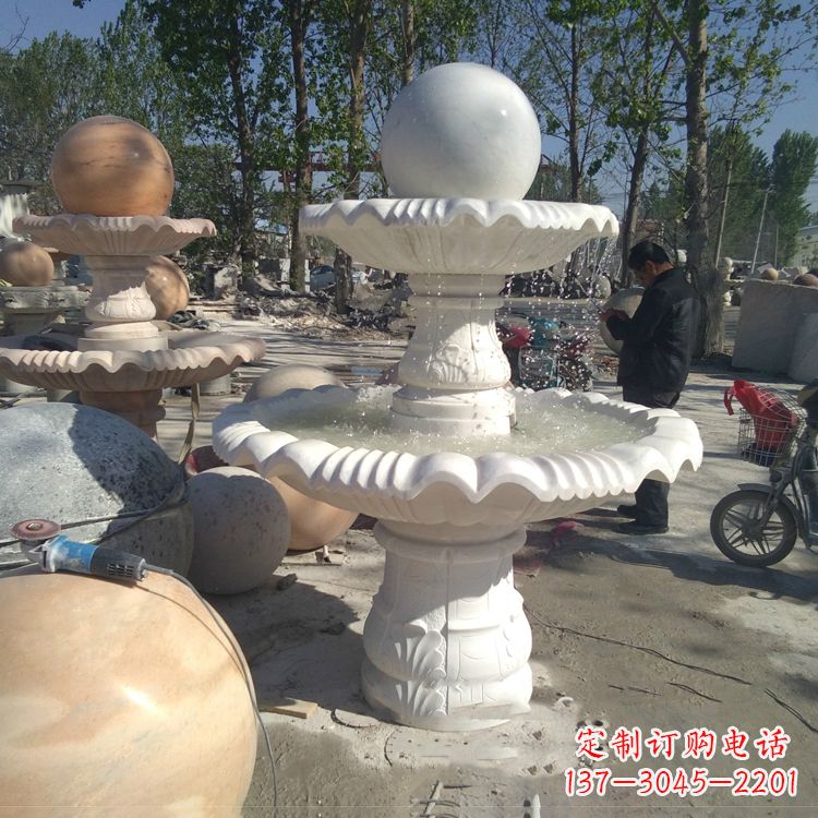 常州汉白玉风水球