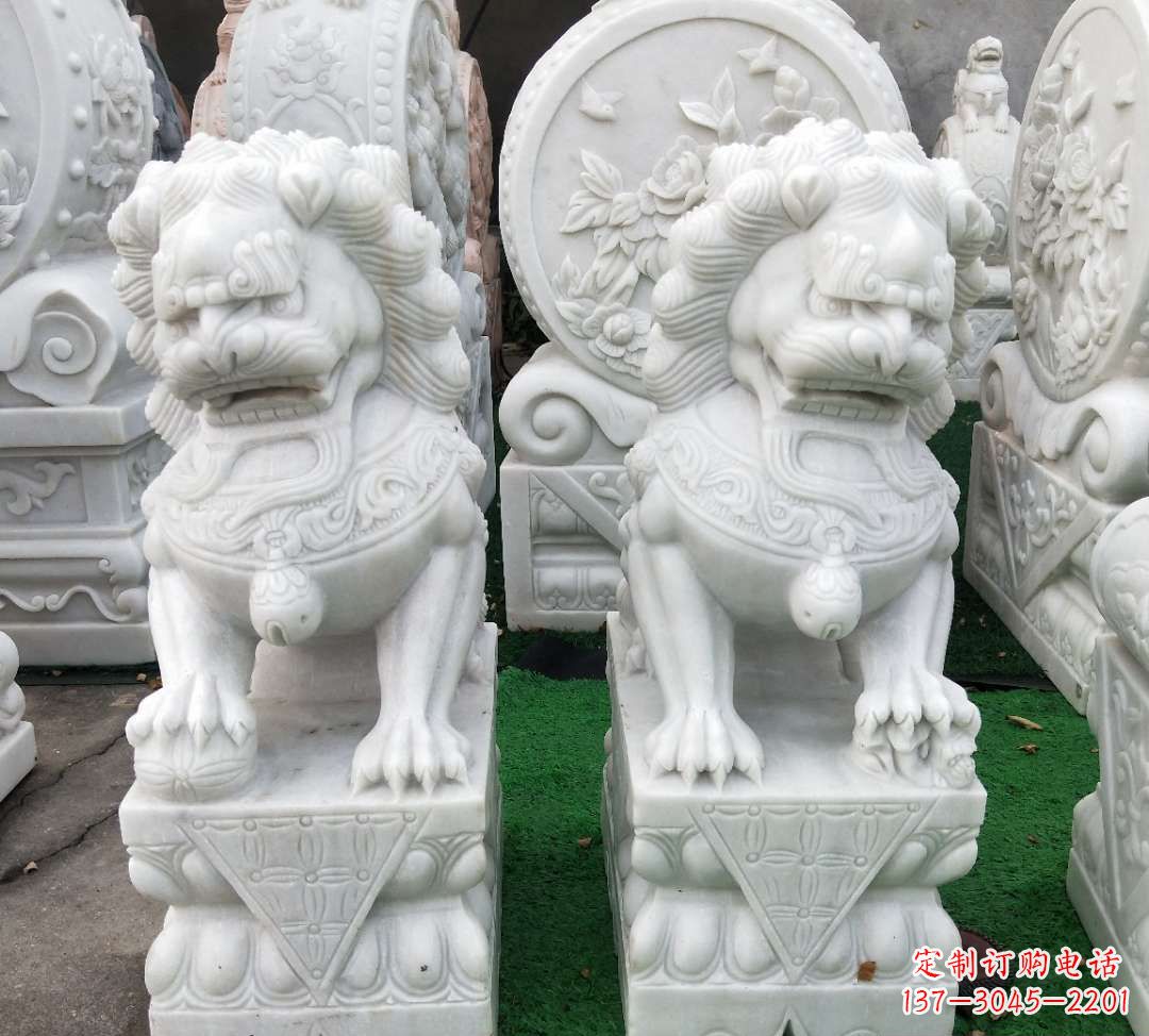 常州汉白玉故宫制作狮子雕塑