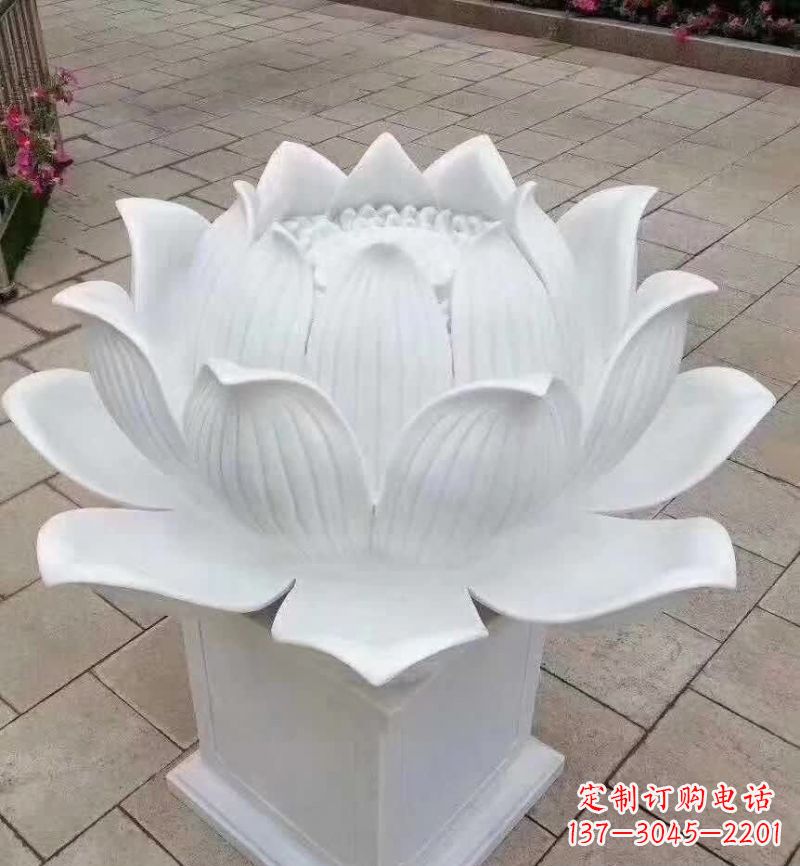 常州汉白玉荷花雕塑