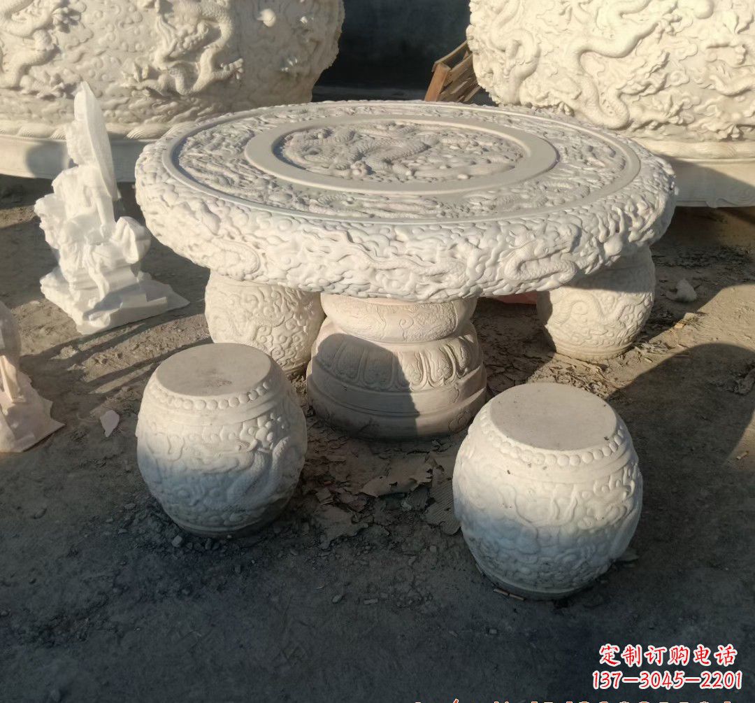 常州中领雕塑推出的汉白玉魔力龙雕塑,以汉白玉…